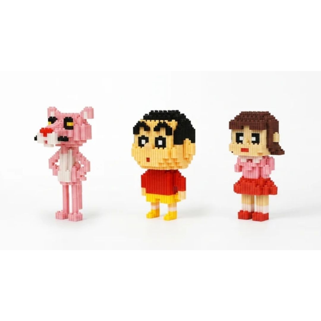 Pink Panther, Shinchan, & Shizuka