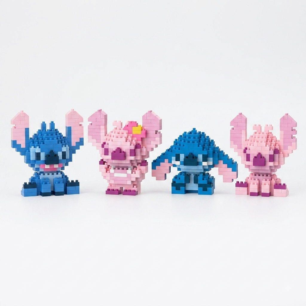 Blue Seating Stitch ED, Pink Stitch Standing, Blue Seating EU & Pink Stitch Seating
