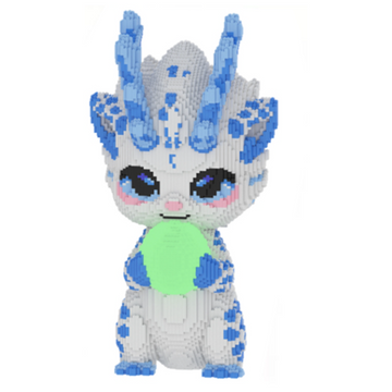 Glowing Blue Dragon
