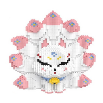 White Nine Tailed Fox